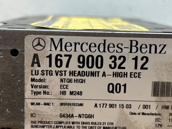 Radio Mercedes A-Klasse