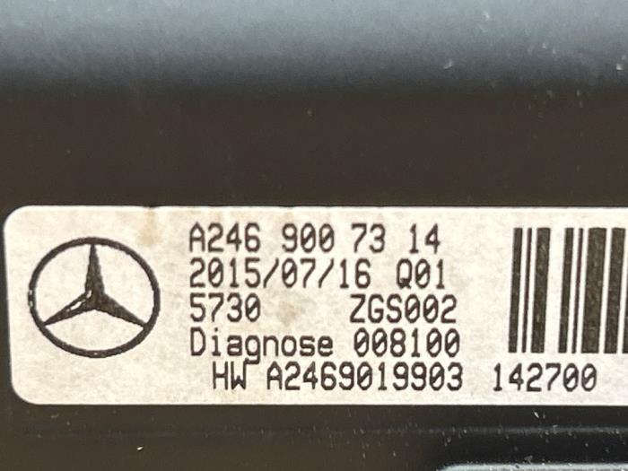 Pantalla de navegación Mercedes CLA