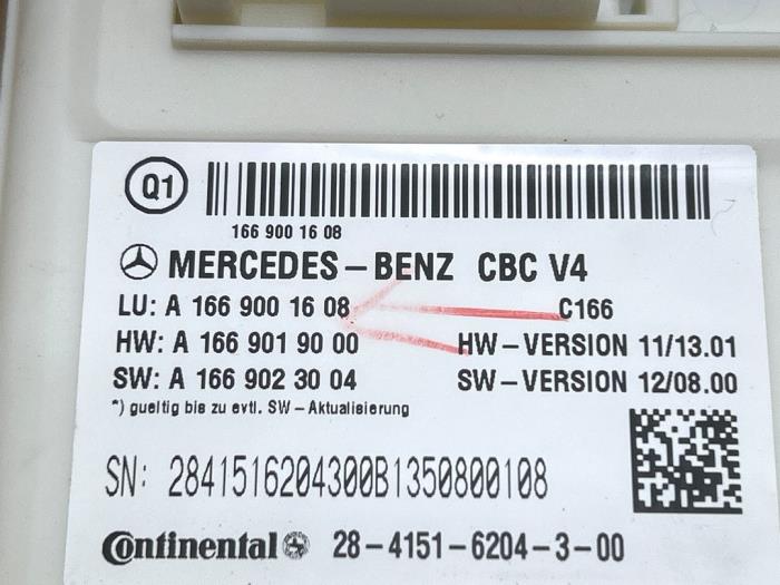 Módulo de confort Mercedes ML-Klasse