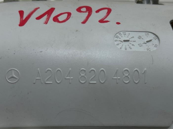 Iluminación interior detrás Mercedes C-Klasse