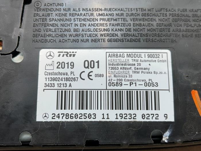 Airbag lateral Mercedes B-Klasse