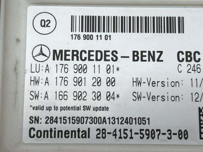 Módulo de confort Mercedes B-Klasse
