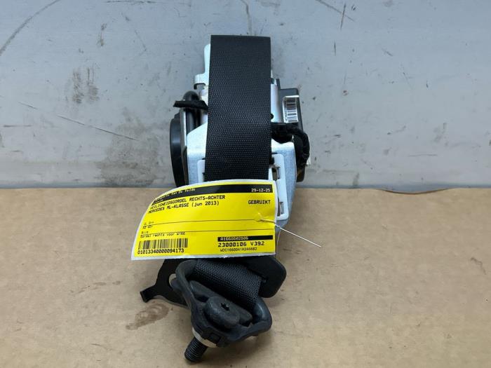 Cinturón de seguridad derecha detrás Mercedes ML-Klasse