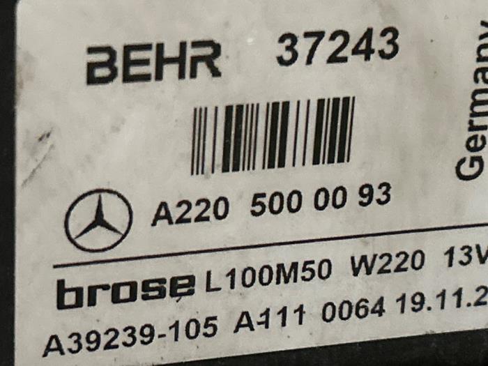 Motorkühlungslüfter Mercedes S-Klasse