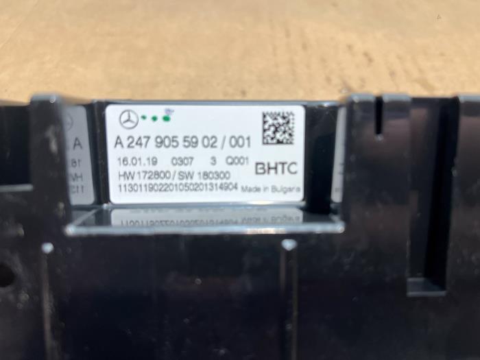 Panic lighting switch Mercedes A-Klasse