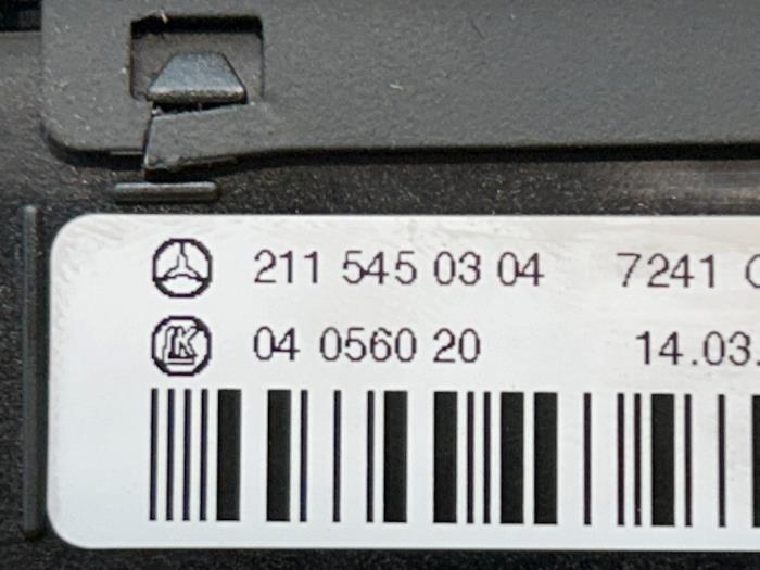 Interruptor de luz Mercedes E-Klasse