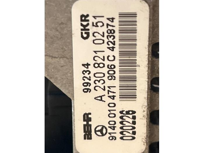 Silnik wentylatora nagrzewnicy Mercedes E-Klasse