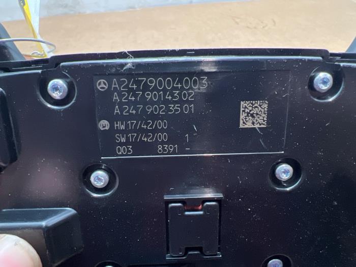 Commande ordinateur de bord Mercedes A-Klasse