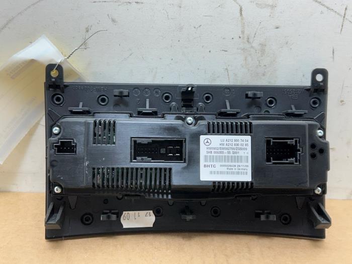 Panneau de commandes chauffage Mercedes E-Klasse