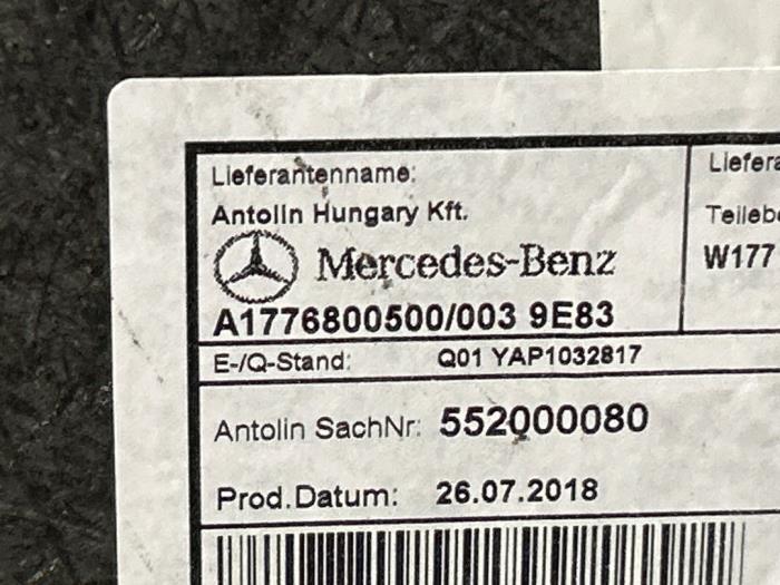 Kofferbak Mat Mercedes A-Klasse