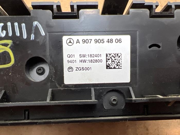 Panneau de commandes chauffage Mercedes Sprinter