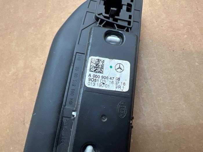 Binnenverlichting achter Mercedes A-Klasse