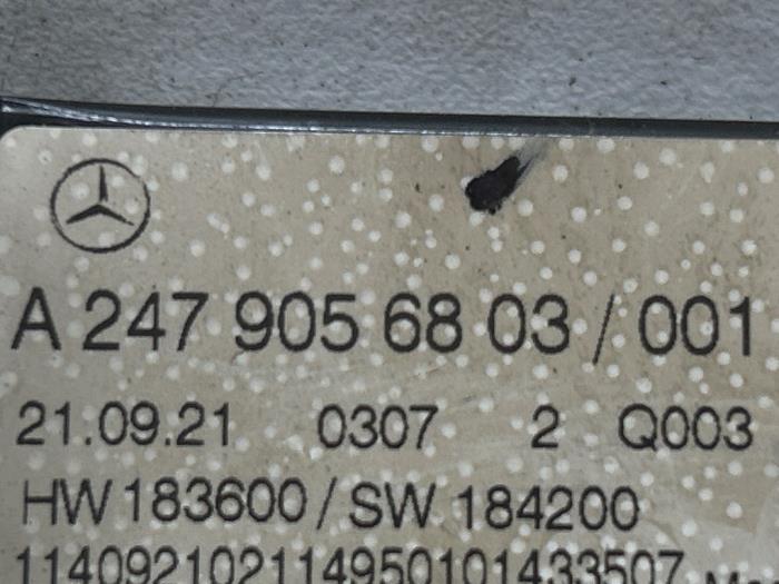 Heater control panel Mercedes A-Klasse