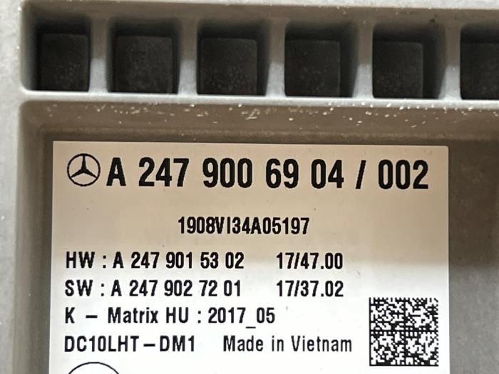 Navigation Display Mercedes A-Klasse