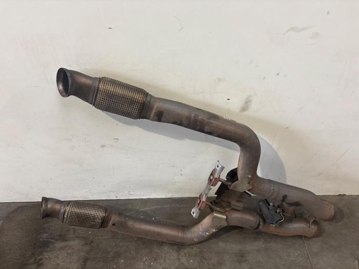 Uitlaat Middendemper Mercedes S-Klasse