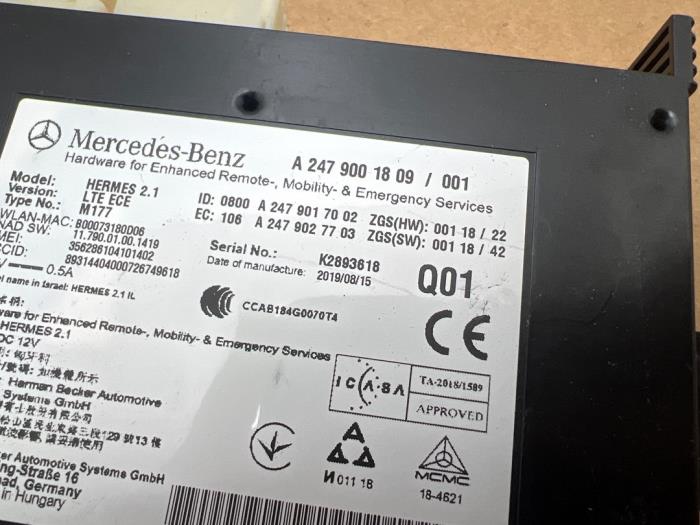 Telefoon Module Mercedes A-Klasse