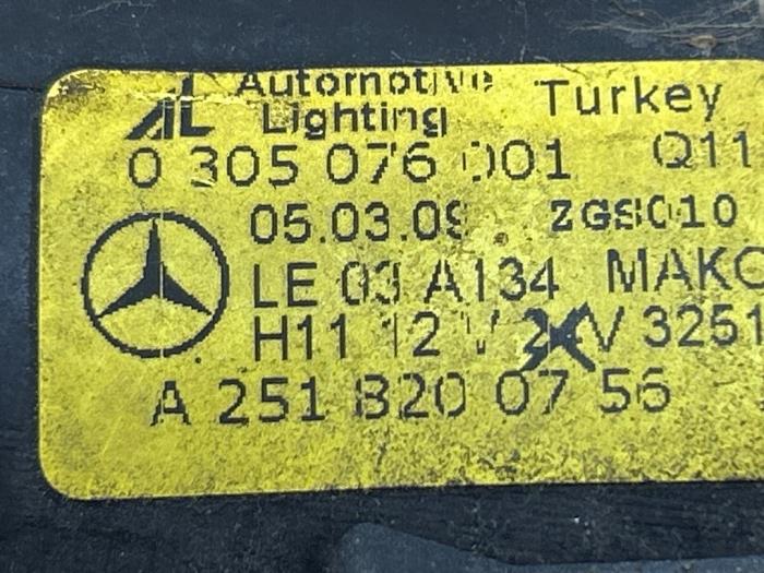 Luz antiniebla izquierda delante Mercedes A-Klasse