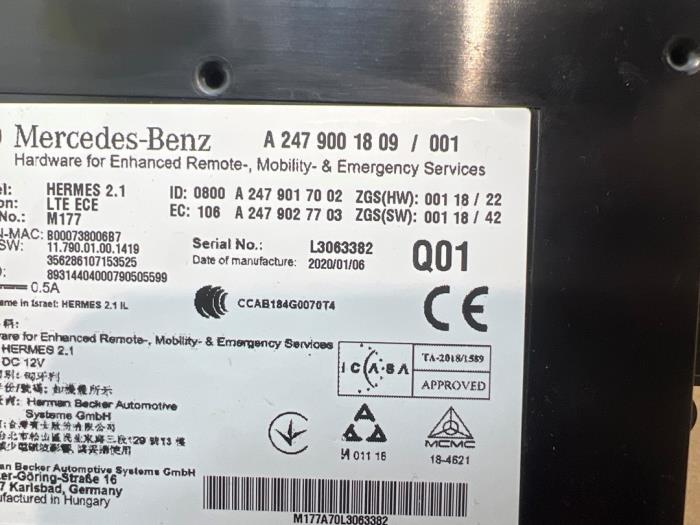 Phone module Mercedes A-Klasse