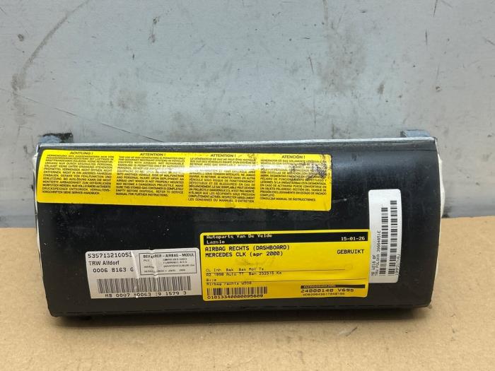 Airbag rechts (Dashboard) Mercedes CLK