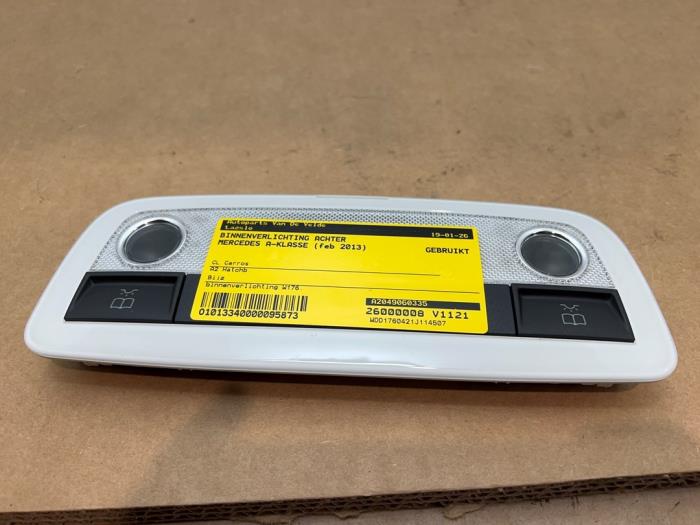 Iluminación interior detrás Mercedes A-Klasse