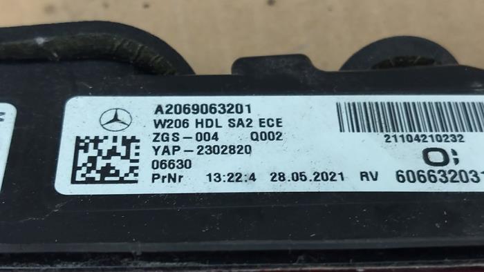 Tylne swiatlo pozycyjne lewe Mercedes C-Klasse