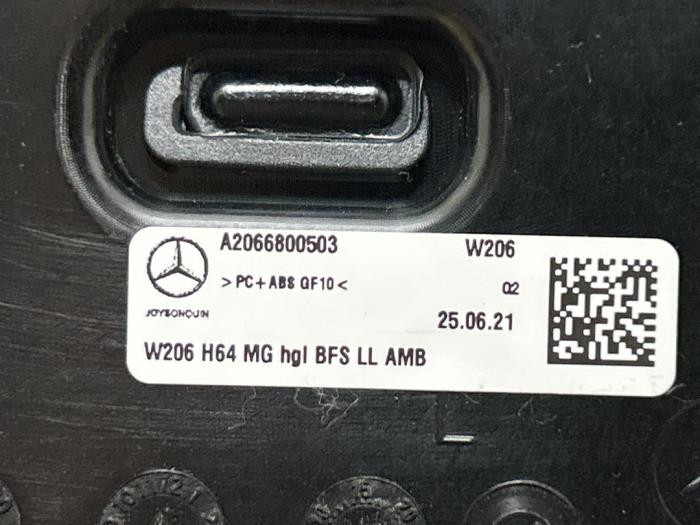 Dashboard decoration strip Mercedes C-Klasse