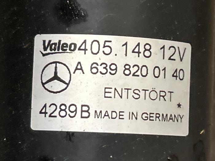 Wiper motor + mechanism Mercedes Vito