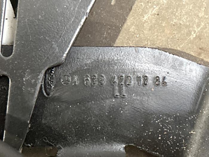 Parking brake mechanism Mercedes Vito