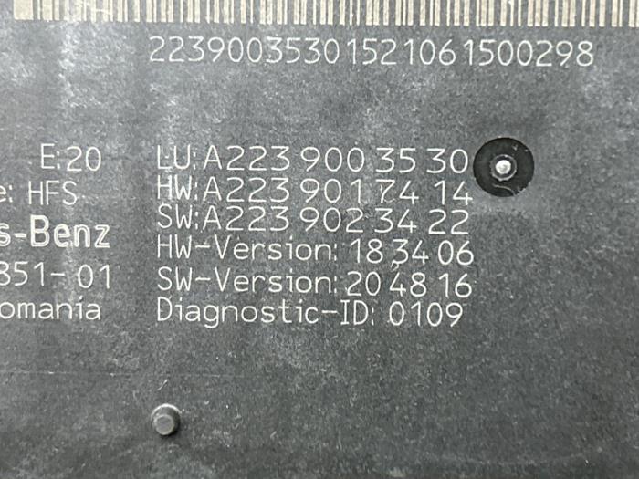 Module achterklep motor Mercedes C-Klasse