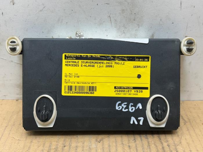Central door locking module Mercedes E-Klasse