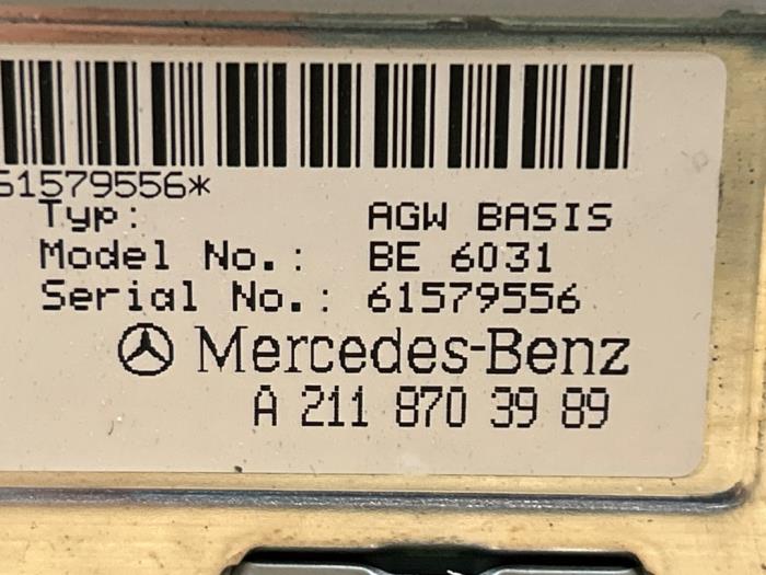 Radio amplifier Mercedes E-Klasse
