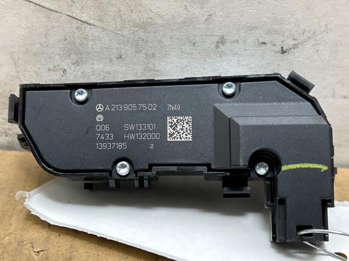 Interruptor de calefactor de asiento Mercedes C-Klasse