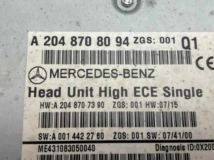 Radio Mercedes C-Klasse