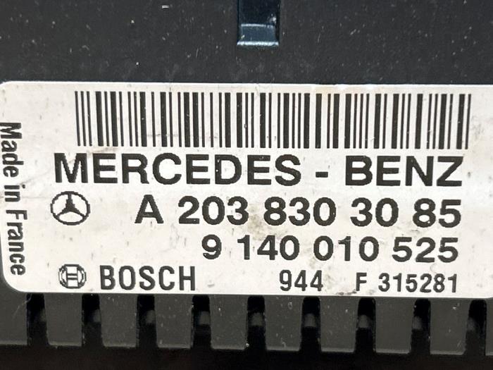 Heizung Bedienpaneel Mercedes C-Klasse