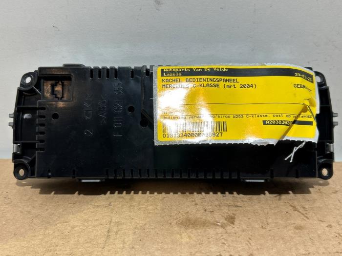 Heizung Bedienpaneel Mercedes C-Klasse