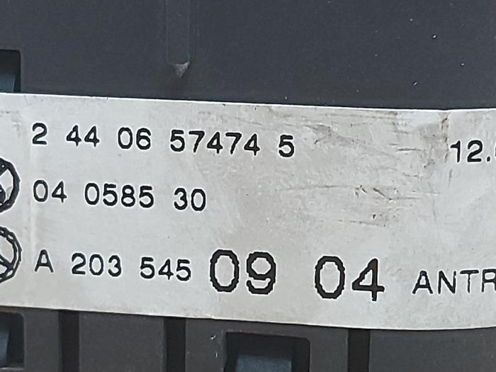 Interruptor de luz Mercedes C-Klasse