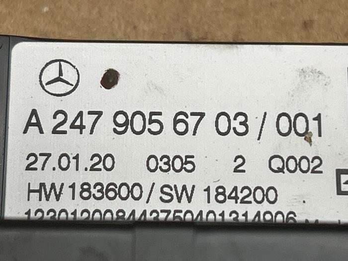 Panneau de commandes chauffage Mercedes A-Klasse