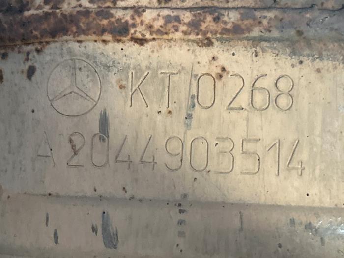 Exhaust middle silencer Mercedes C-Klasse
