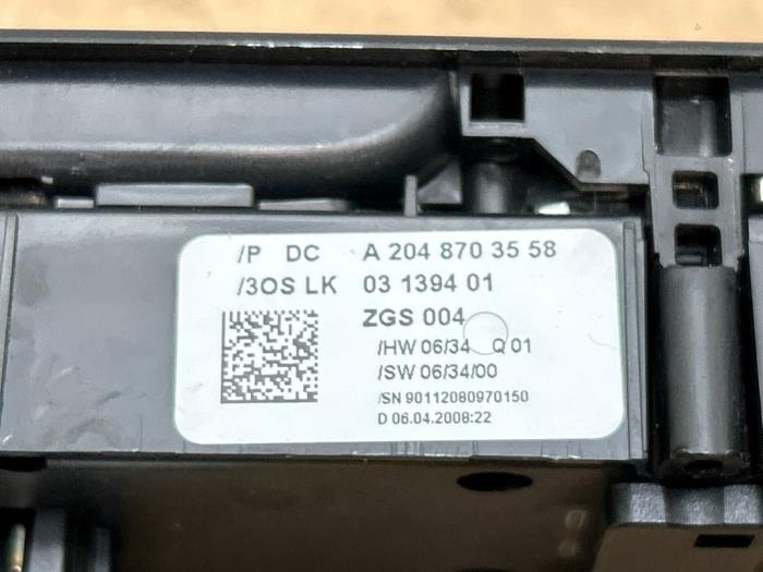 Interruptor combinado de ventanillas Mercedes C-Klasse