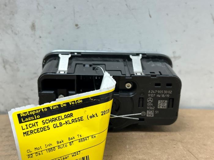 Interruptor de luz Mercedes GLB-Klasse