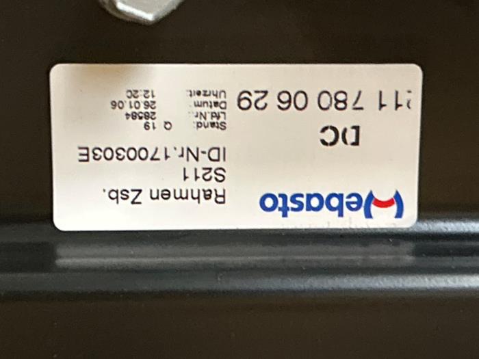 Cristal de techo deslizante cristal Mercedes E-Klasse