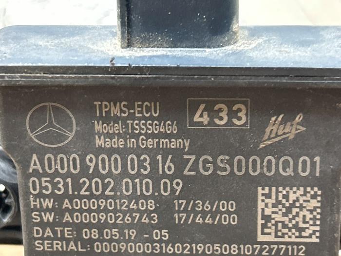 Tyre pressure module Mercedes A-Klasse