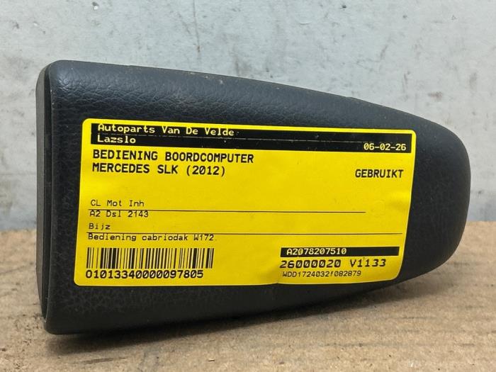 Sterowanie komputera pokladowego Mercedes SLK