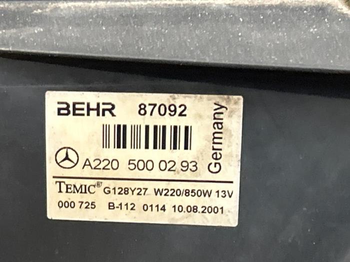 Motorkühlungslüfter Mercedes S-Klasse