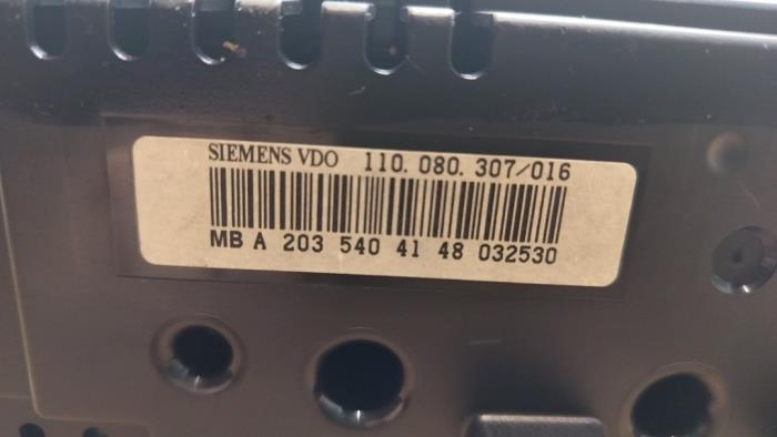 Licznik kilometrów KM Mercedes C-Klasse