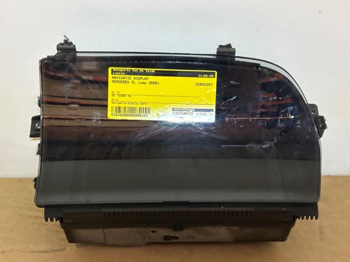 Affichage navigation Mercedes CL