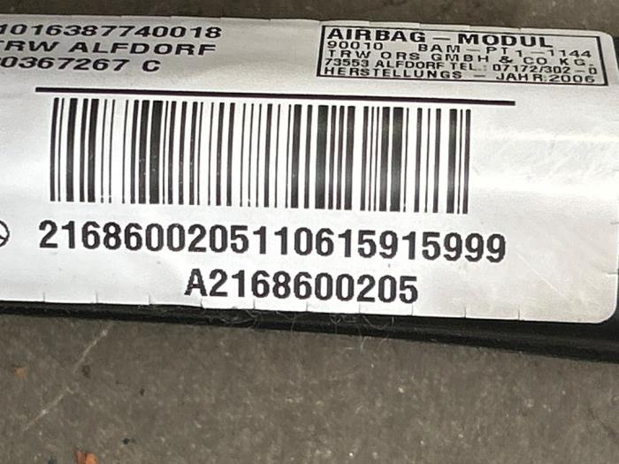 Airbag superior derecha Mercedes CL