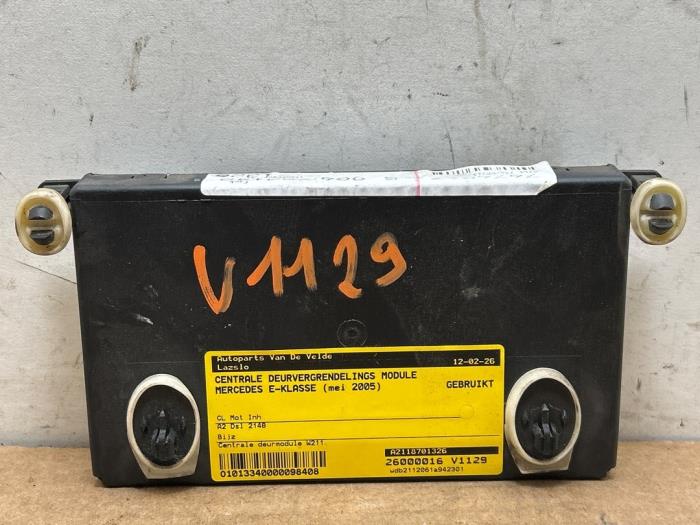 Central door locking module Mercedes E-Klasse