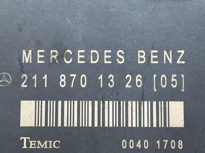 Central door locking module Mercedes E-Klasse