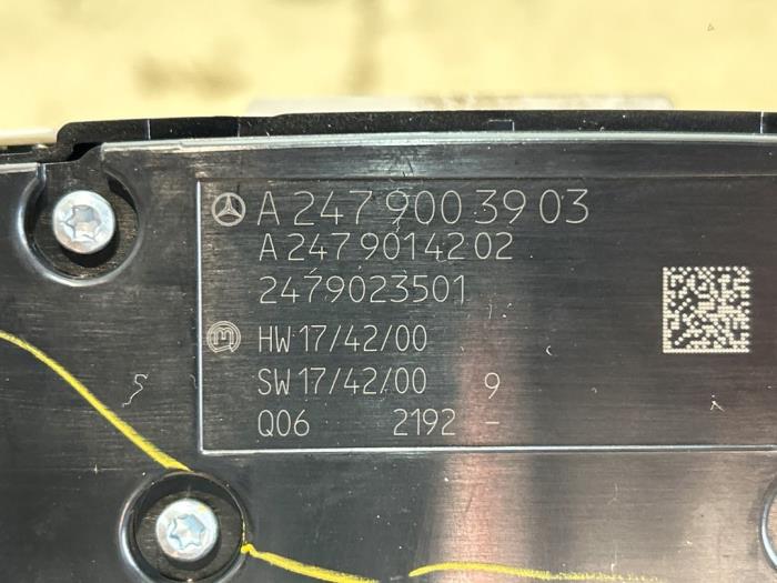 Sterowanie komputera pokladowego Mercedes CLA